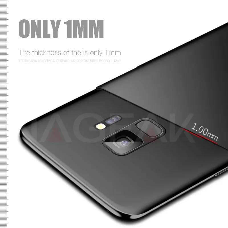 NAGFAK Роскошный Матовый Жесткий чехол для телефона Samsung Galaxy S9 S9Plus S8 S8Plus S7 S6 Edge