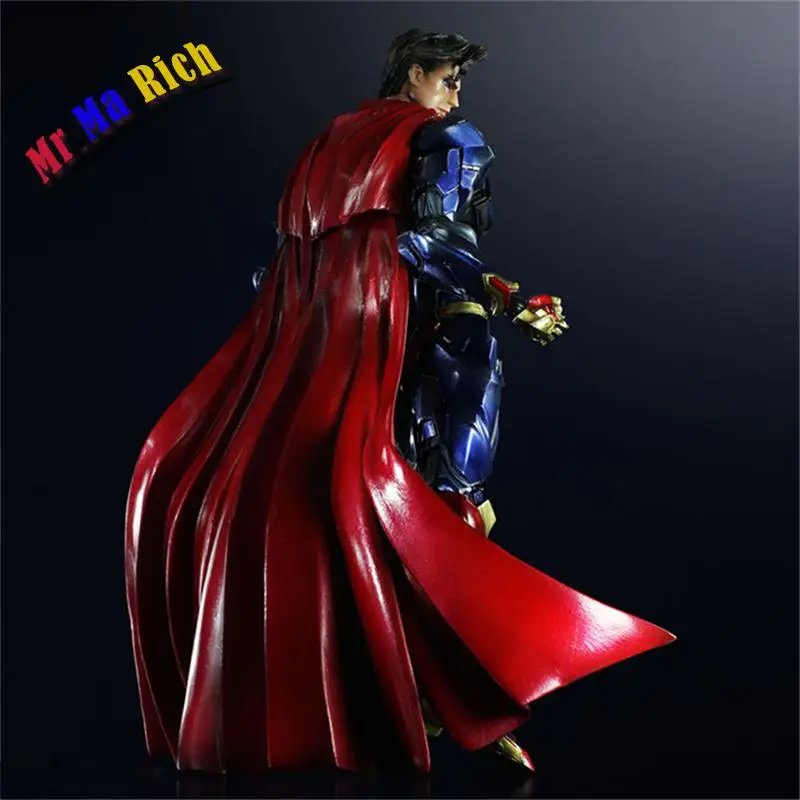  Square Enix Play Arts Kai Dc Comics Superman Brinquedos Pvc Action Figure Collectible Model Doll Ki