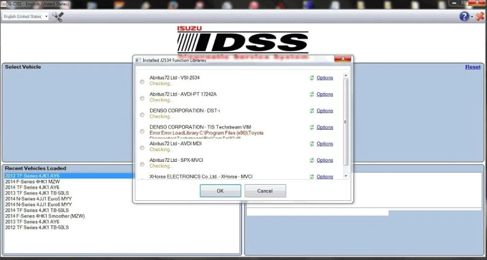 Для Isuzu G-IDSS-диагностическая система обслуживания+ keygen