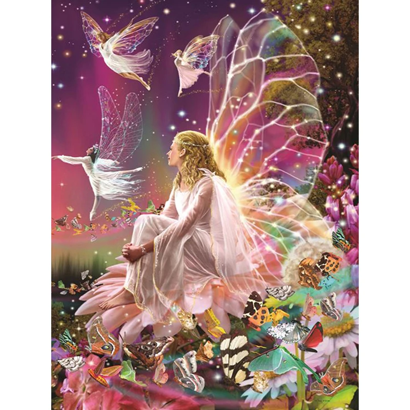 

Beautiful Flowers Fairy"5D Diamond Painting Cross Stitch Diamond Mosaic picture Diy Diamond Embroidery home decor sticker gifts