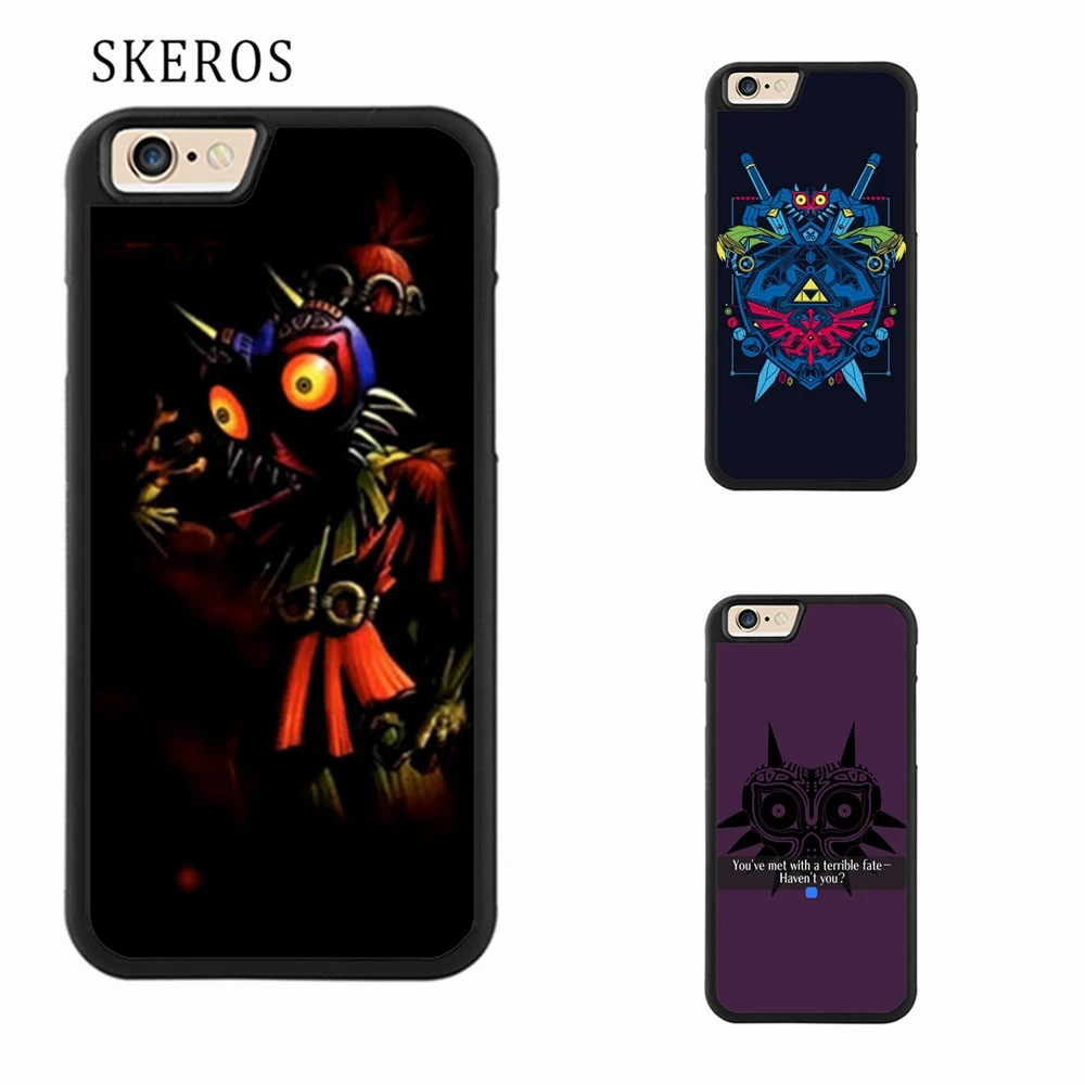 SKEROS Legend of majora mask 5 phone case for iphone X 4 4s 5s 6 6s 7 8 plus #A371 |