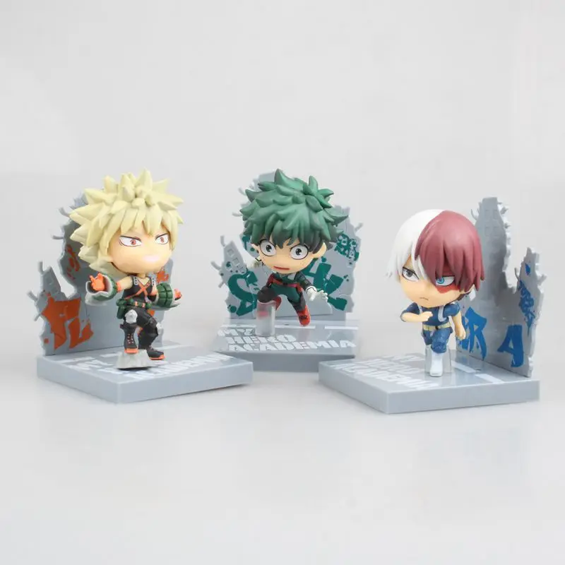 10 см мой герой Академии рисунок Bakugo Katsuki Midoriya Izuku Todoroki шото фигурку версии Модель