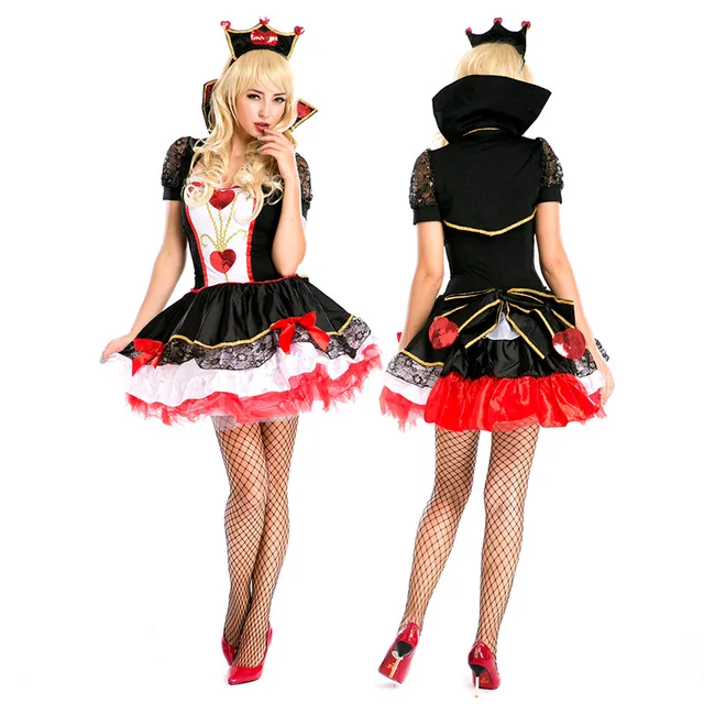 christmas halloween cos costume queen of hearts dress uniforms christmas dresses queen dress up costumes - Christmas Dress Up christmas halloween cos costume queen of hearts dress uniforms christmas dresses queen dress up costumes - Christmas Dress Up