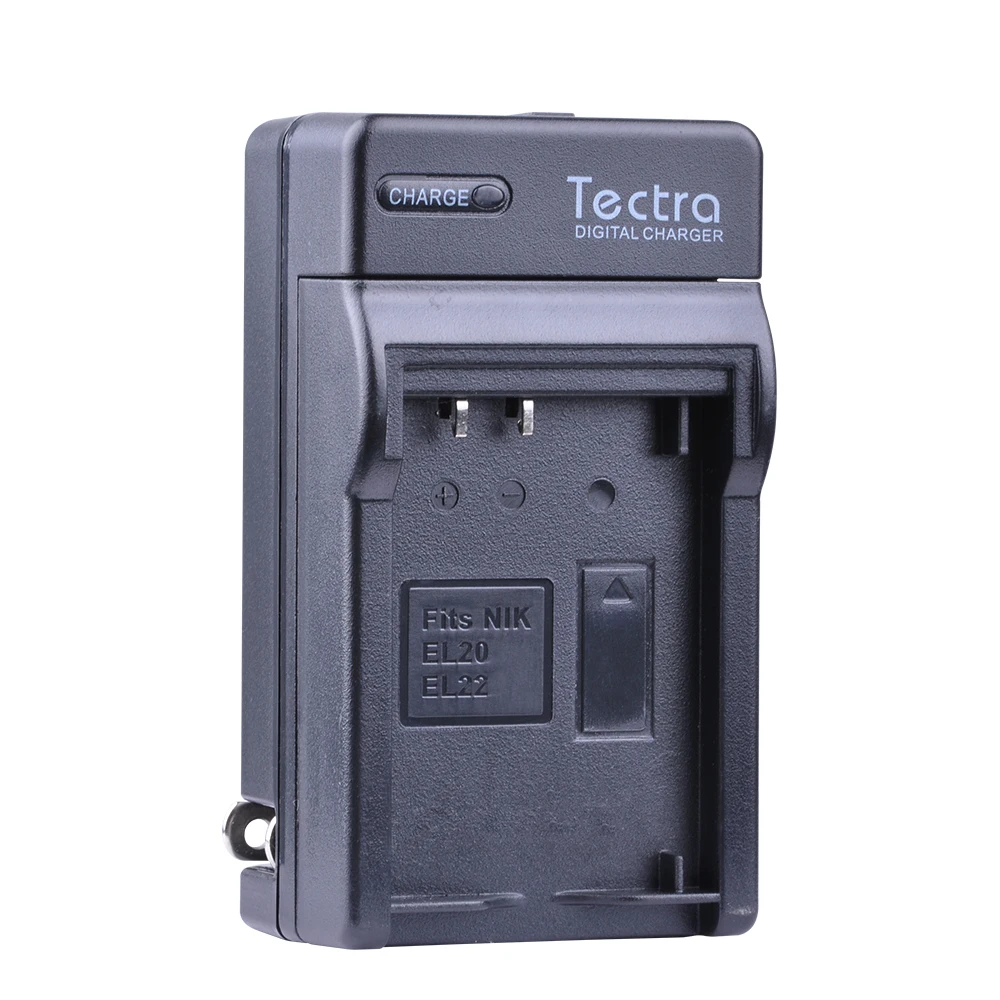 Tectra (2 шт./упак.) EN EL20 Аккумулятор для камеры + Цифровое зарядное устройство