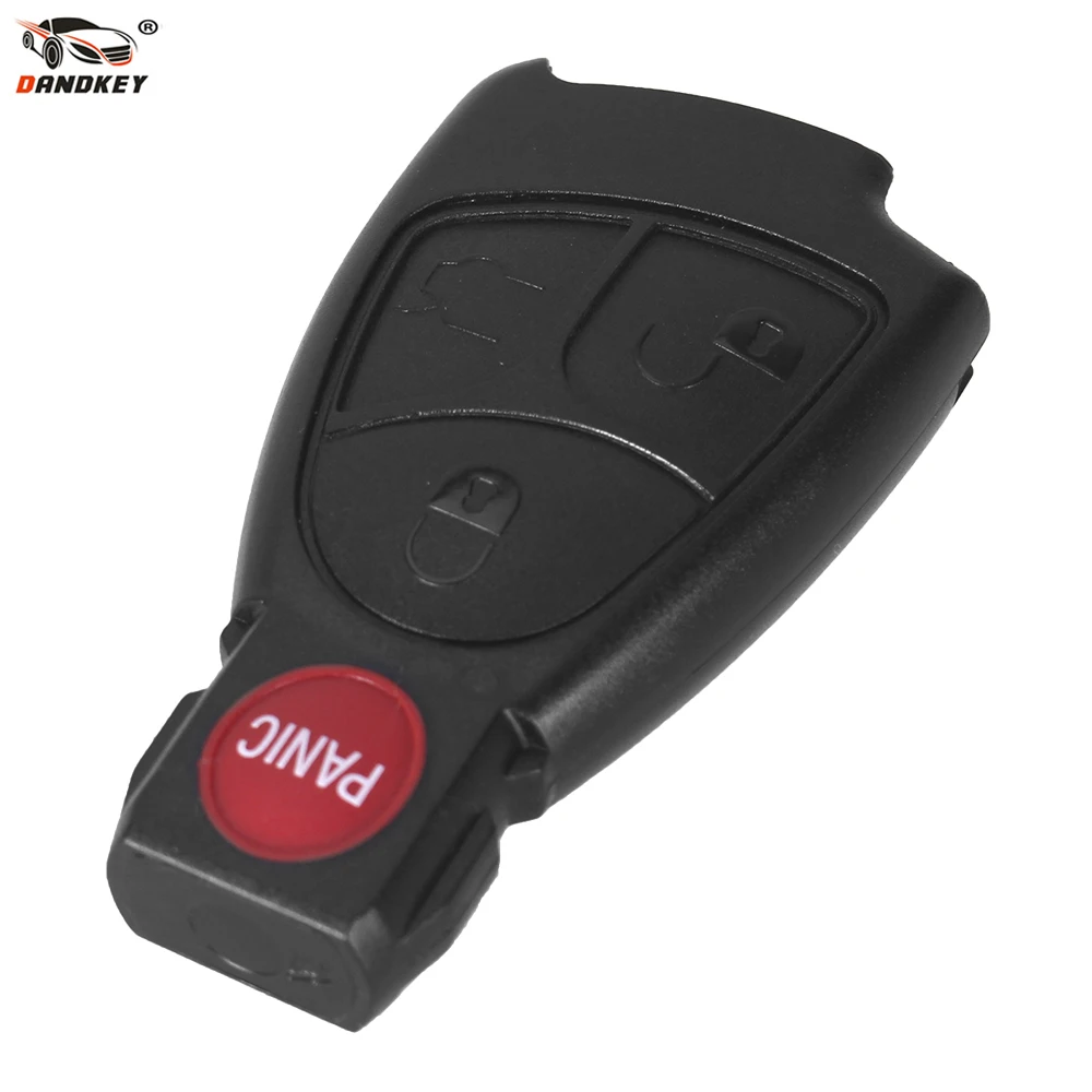 

DANDKEY 3+1 Panic Buttons 4 Buttons Smart Key Case For Mercedes Benz A B C E S GML CL CLS CLA CLK W203 W204 W211