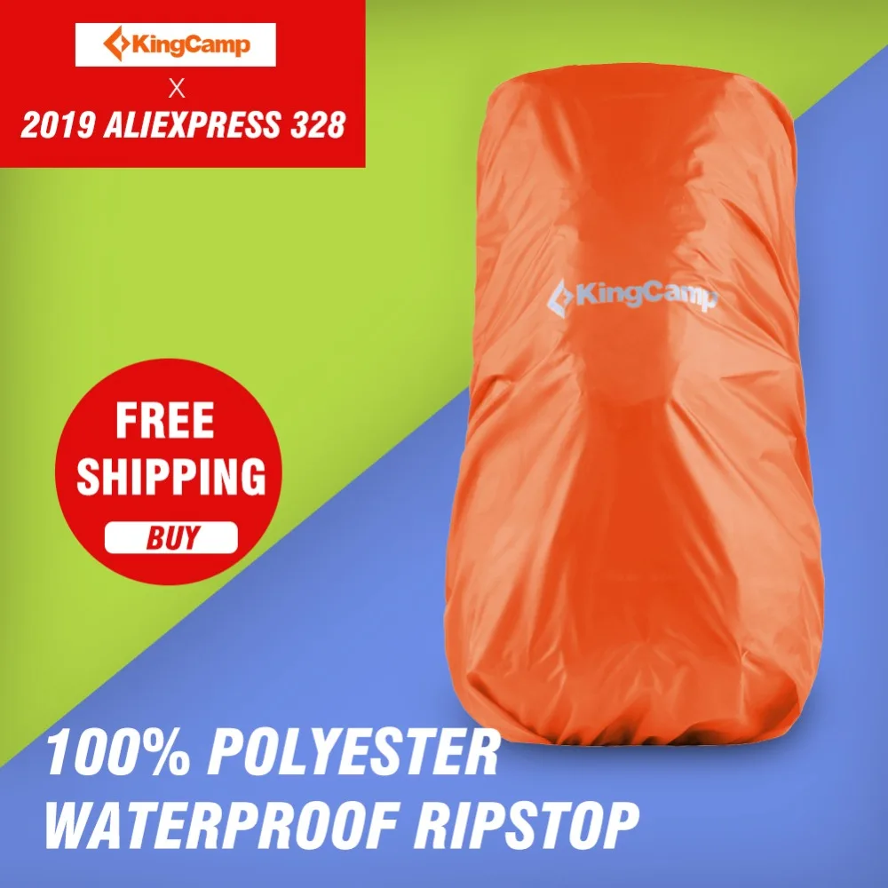 

KingCamp Portable Rain Cover for Backpack of Hiking Camping Waterproof with small Carry Pouch 3 Size 25-35L 35-55L 55-100L