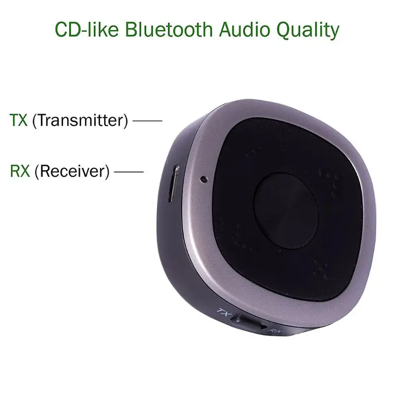 1 комплект Многофункциональный беспроводной адаптер с Bluetooth Aptx HD низкая латентность 3,5 мм цифровой аудио передатчик приемник для ТВ ПК