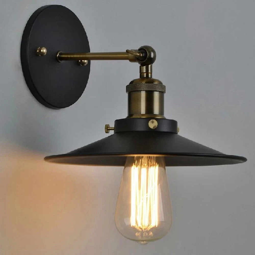 retro loft edison wall lamp bedroom louis poulsen wall lights for