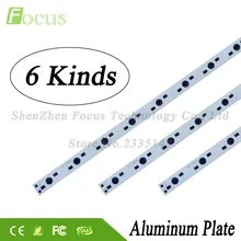 10pcs 1W 3W 5W LED Aluminum Base Plate 130mm 150mm 300mm 500mm PCB Board DIY For 5 6 15 36 60 180W Watt High Power Light Beads