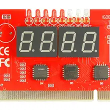 Высокое качество компьютер PC 4 цифры диагностический анализатор карты тестер материнской платы после карта PCI