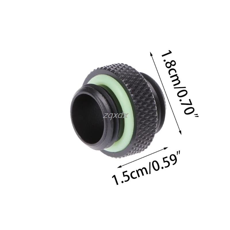 

New Barrow G1/4 '' Mini Dual External Thread Connection Double Male Adapter Thread Connector for Water Cooling System