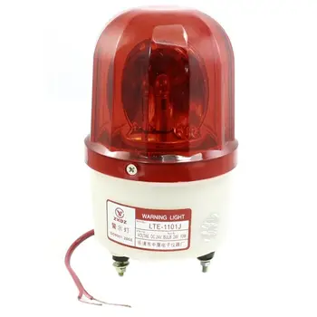 

DC 24V 10W Red Rotating Flashing Light Industrial Signal Warning Lamp