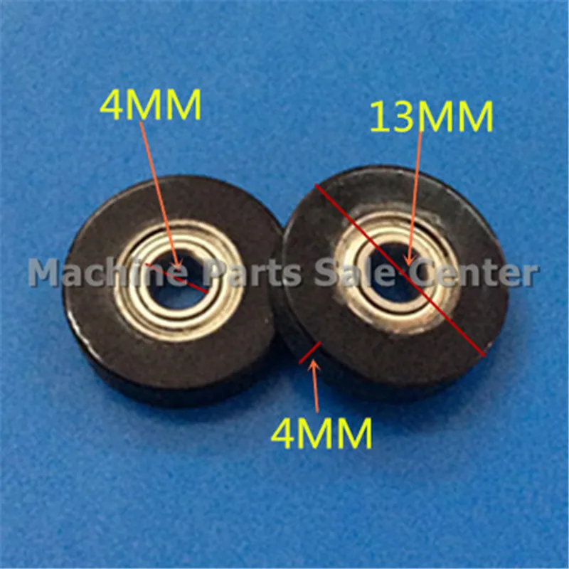 SWMAKER Free shipping F type idler pulley ball bearings 4*13*4 mm