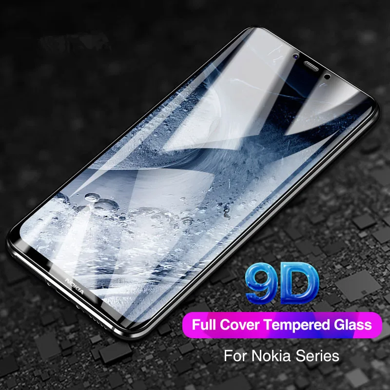 2 шт 9D защита экрана полное покрытие для Nokia 8 7 7,1 6,1 5,1 3,1 Plus закаленное стекло для Nokia 4,2 3,2 2,2 3 6 защитная пленка