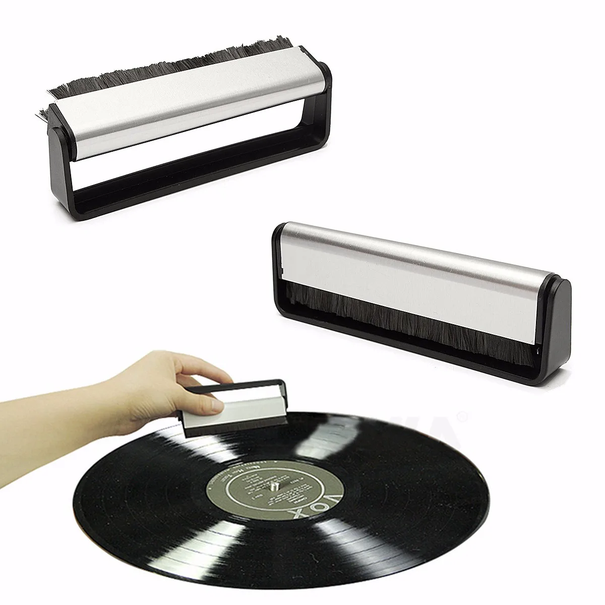 LEORY LongPlay ручка фонографа DuPont щетка поворотный стол чистящий набор Чистящая Щетка для проигрывателя виниловой пластинки LP