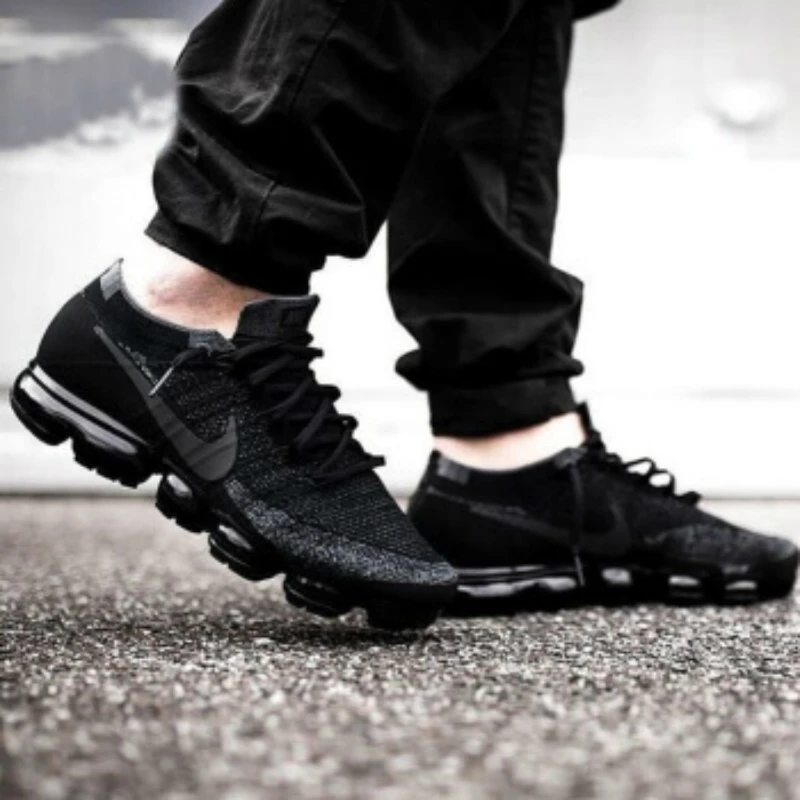 Original Nike Air VaporMax Be True Flyknit Breathable Men's Running Shoes Sport Official Sneakers Outdoor 849558 Durable Classic
