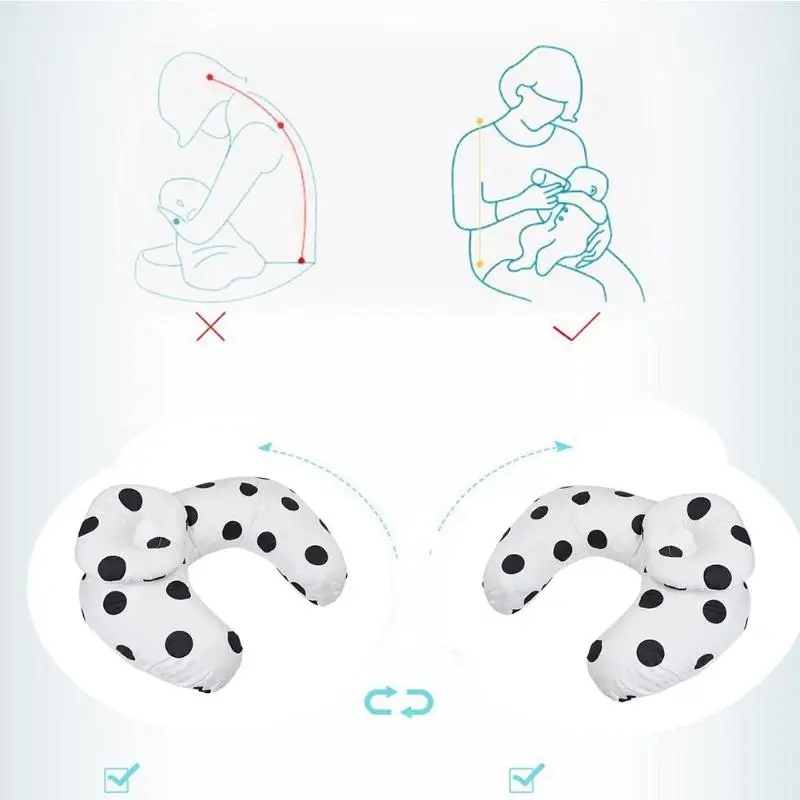 2 шт./компл. u-образный новорожденный уход для кормления хлопок поясничная Подушка для беременных Детские Подушка для кормления грудью