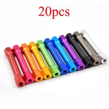 

20PCS M3*10-45mm Double-headed Hexagonal Aluminum Column Hex Spacer Pillar Post Rod Standoff for RC FPV Drone Aircraft Airplane