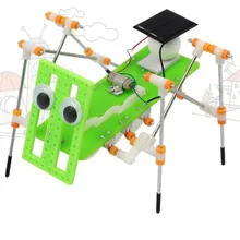 Игрушка на солнечной батарее робот с четырьмя ножками обучающая сборная игрушка diy ручной работы Робот Модель Строительные наборы