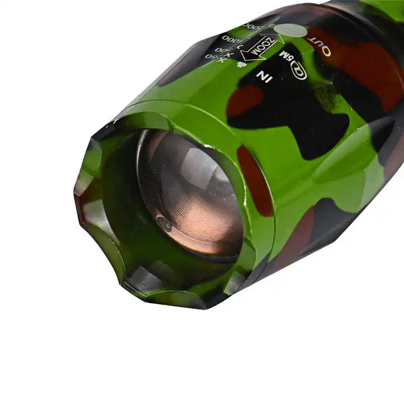 Super Bright X800 Tactical Flashlight LED Zoom Military Torch G700 laser pointer led flashlight 18650 lanterna led t6 #4S19 (5)