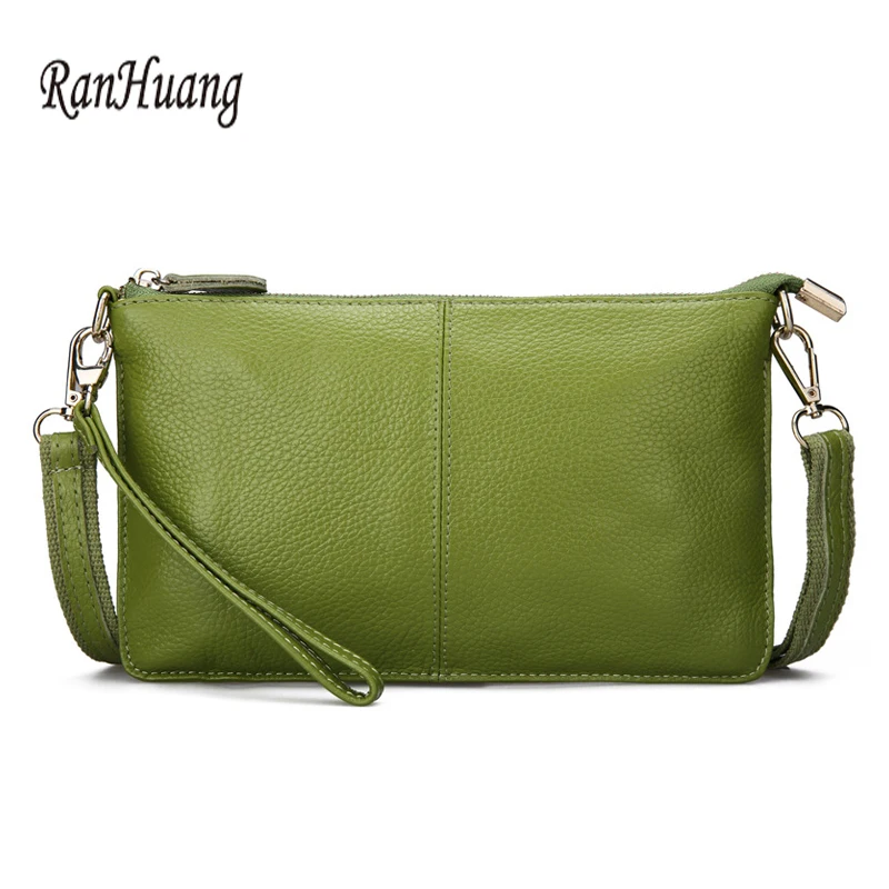 RanHuang Women Genuine Leather Day Clutches Candy Color Bags Women's Fashion Crossbody Bags Small Clutch Bags RanHuang Women Genuine Leather Day Clutches Candy Color Bags Women's Fashion Crossbody Bags Small Clutch Bags