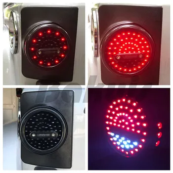

JK JKU LED Round Tail Light Running Brake Light Turn Signal Reverse Light For Jeep Wrangler Unlimited JK 4 Door Led Tailligh