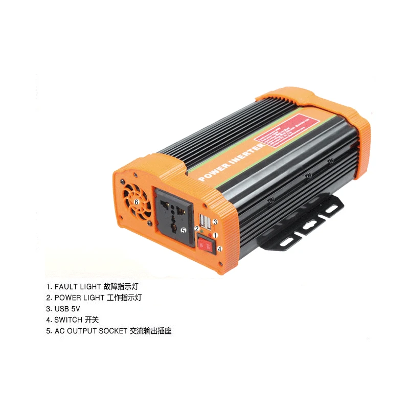 1000W household power conversion car inverter 12V to 220V solar inverter4