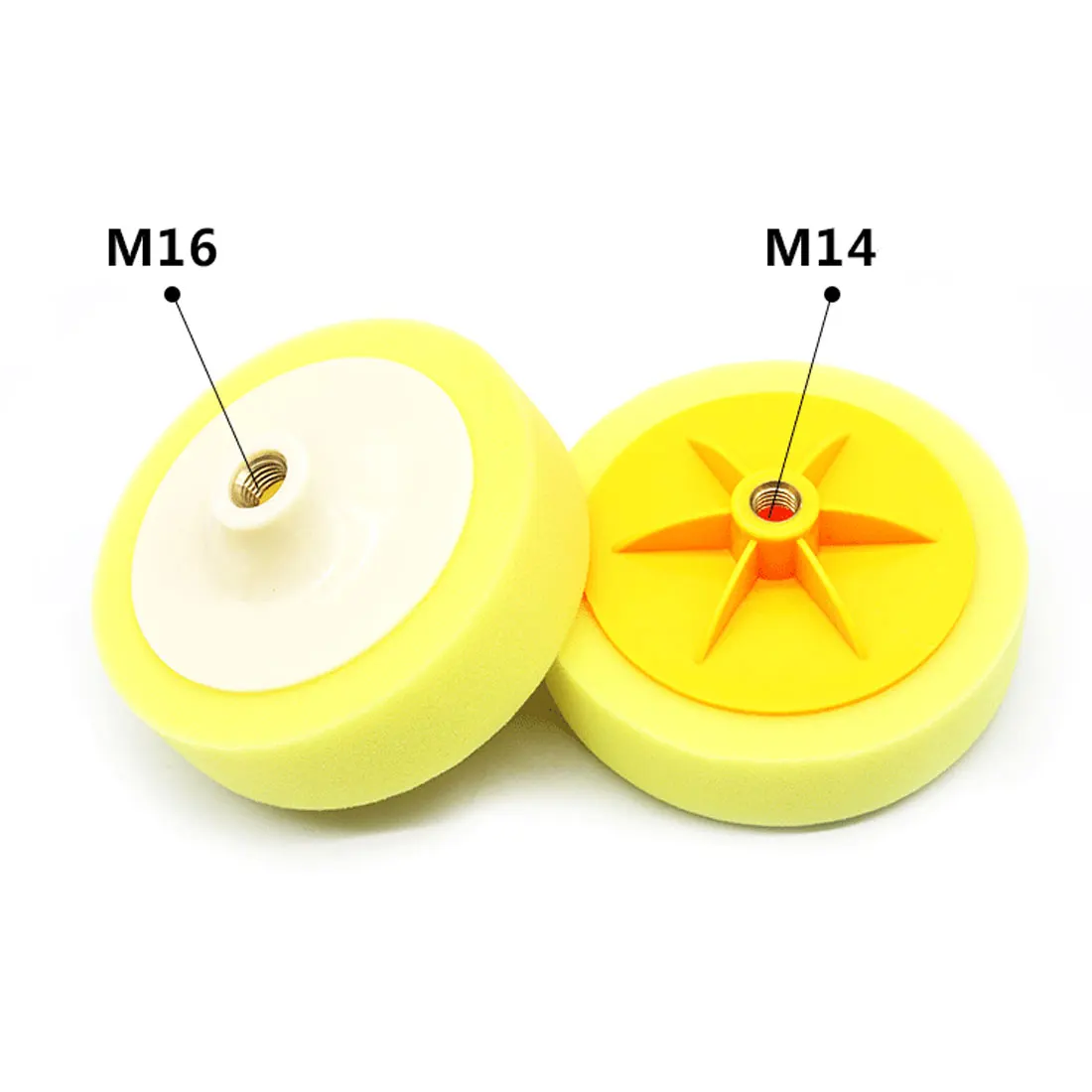 

14mm/16mm Car Polish Polishing Pad Set Buffing Polishing Auto Sponge Waxing Pads Drill Set Kit for Car Polisher Wheel 150 mm