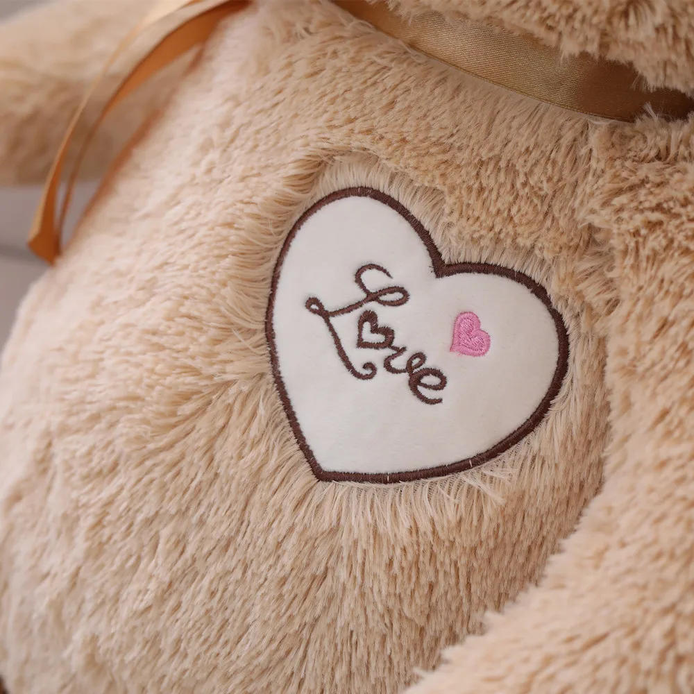 Miaoowa 1pc 90cm Lovely Teddy Bear with Bowknot Plush Toy Soft Animal Bear Toys for Children Stuffed Cartoon Doll for Girls Gift