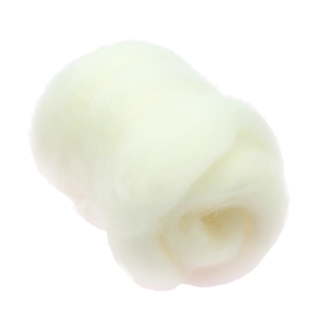 2pcs 10g Felting Wool Fibre Wool Yarn Roving for Needle Felting Hand Spinning