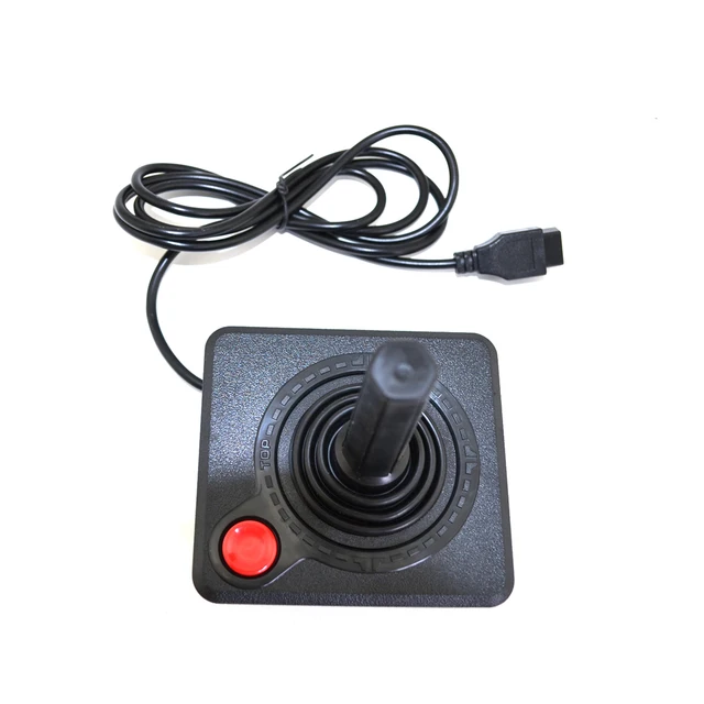 3D Retro Classic Analog Joystick Controller For Atari 2600 & 7800 - Ergonomic Design, 9-Pin Connector