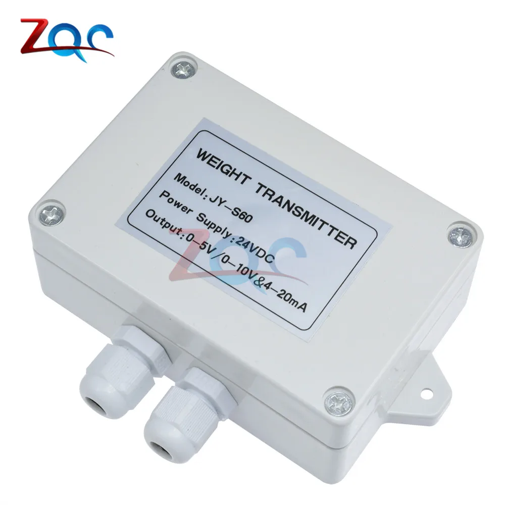 Weighing Transmitter Load Cell Amplifier Weight Weighing Sensor Amplifier Load Cell Transducer DC 12V 24V 4-20ma With Case weigh sensor