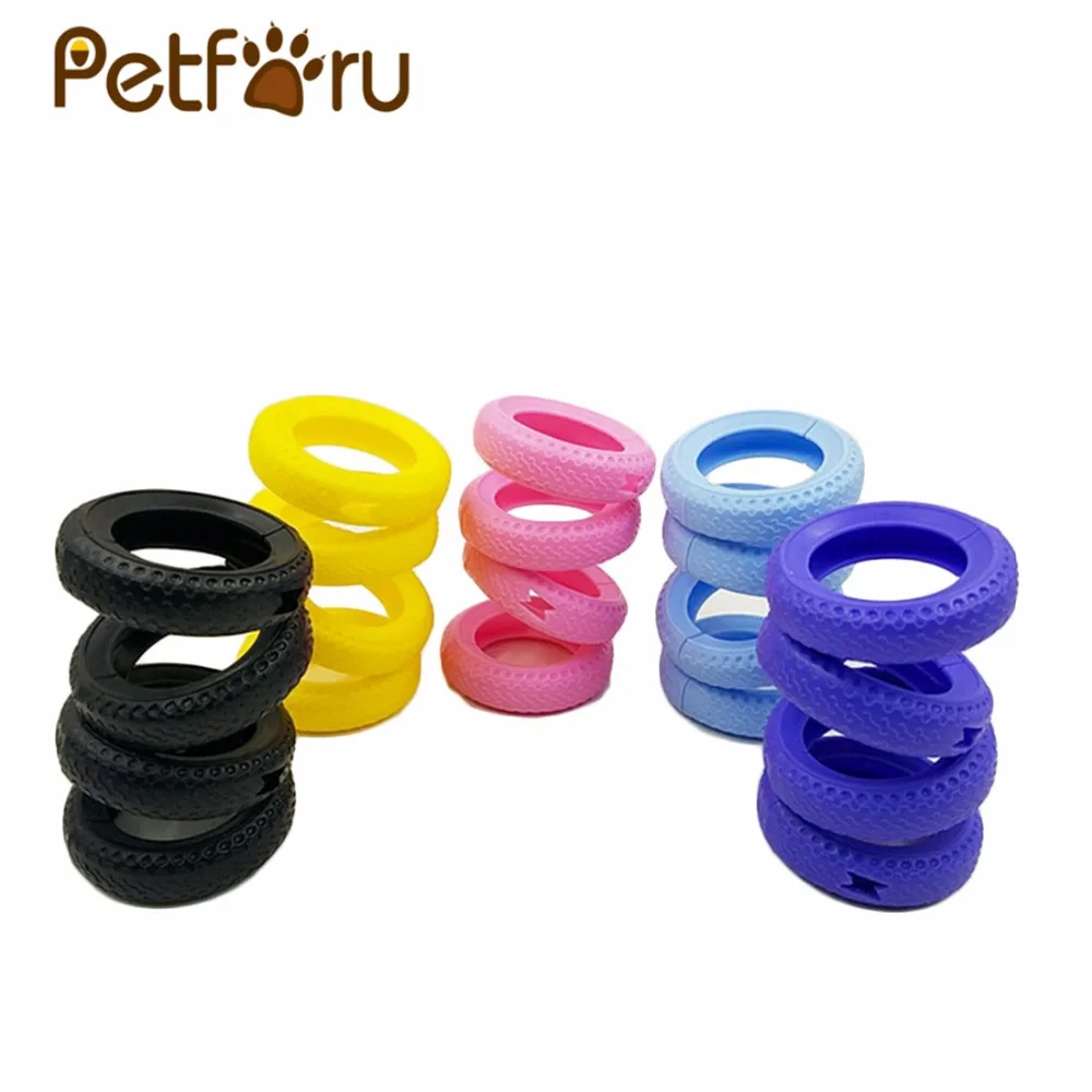 

Petforu Hamster Mouse Plastic Tube Tunnel Tire Pet Toy Cage Decor - Color Random