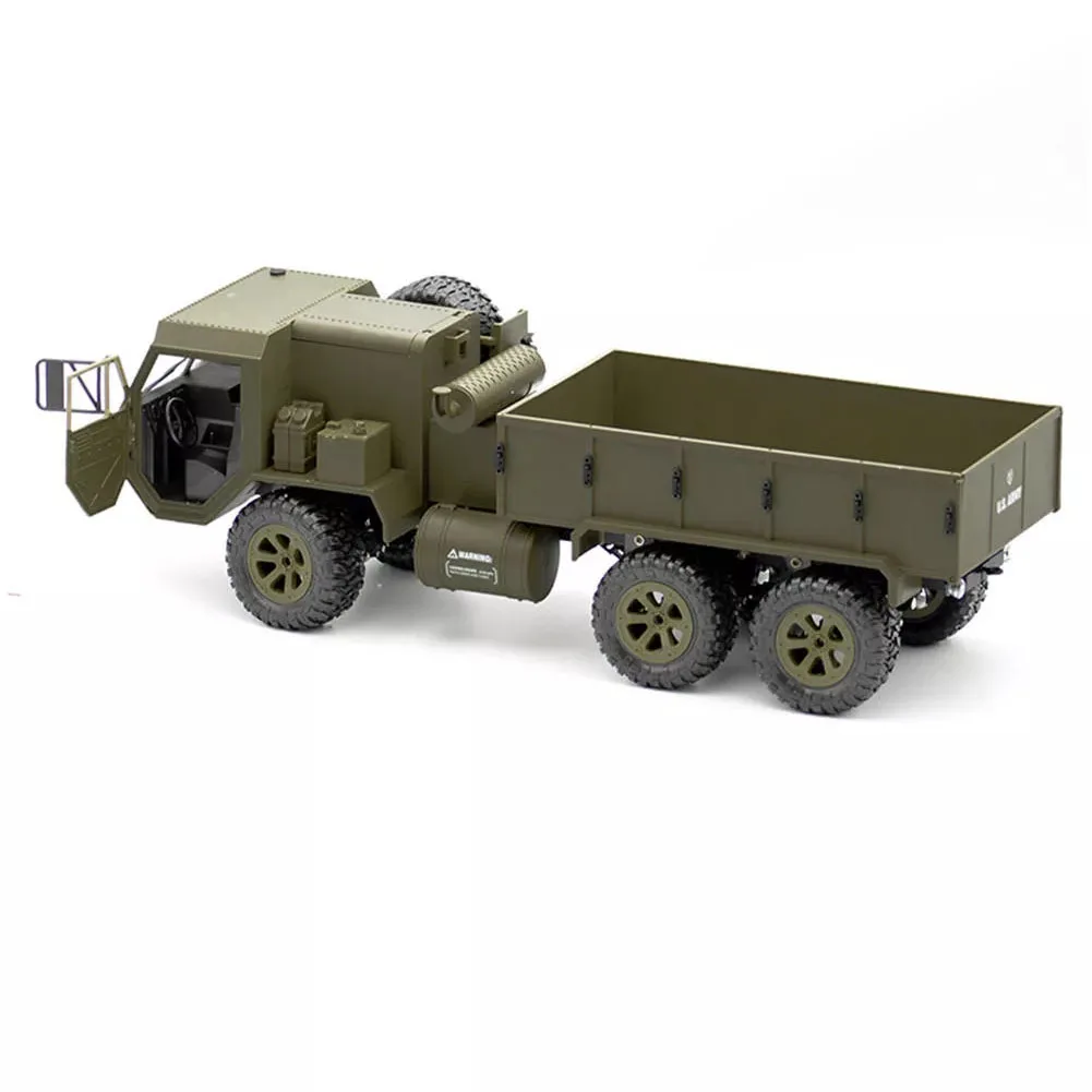

FY004A 1:16 6WD Model Toys Army Truck Funny RC Car Simulation Off Road Racing Gift Boys 2.4G Children Proportional Hobby