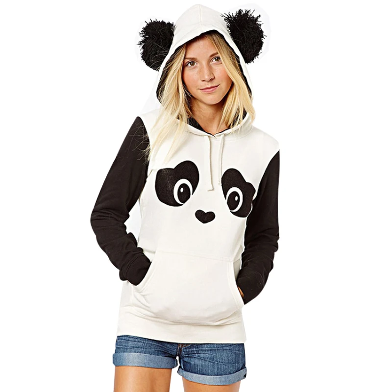 Fashion Sweatshirt Panda Fleece Pullover High Quality
