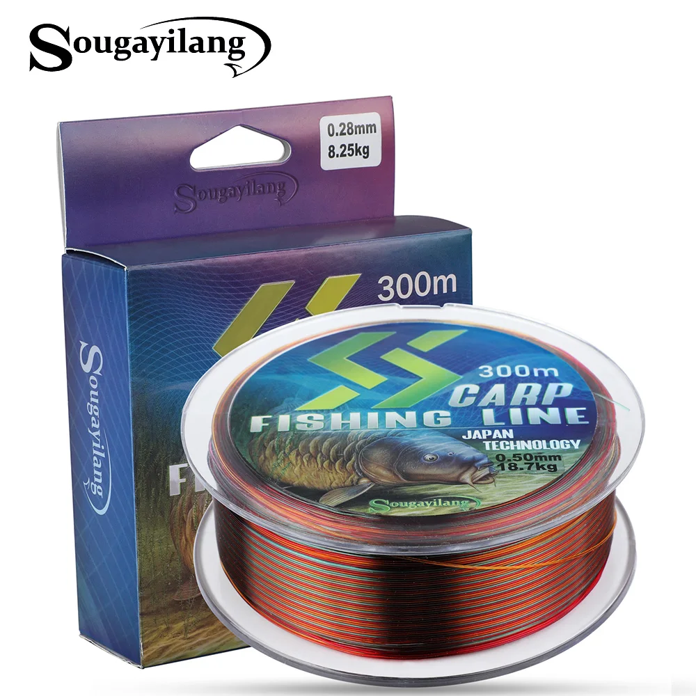 Sougayilang Nylon Fishing Line 150M Fishing Line 0.2-0.5 Super Strong River Lake Fishing Line Fishing Tackle