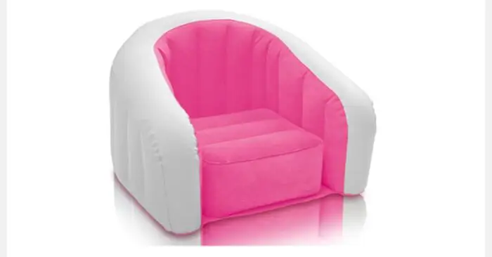 69x56x48cm authentic INTEX hairy U-shaped children inflatable sofa lazy sofa inflatable chair stool air bean bag chair