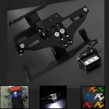 Мото rcycle держатель номерного знака для Honda moto cbr dio vfr 600rr grom gl1800 f4i xr250 ktm exc duke 390 1290 super