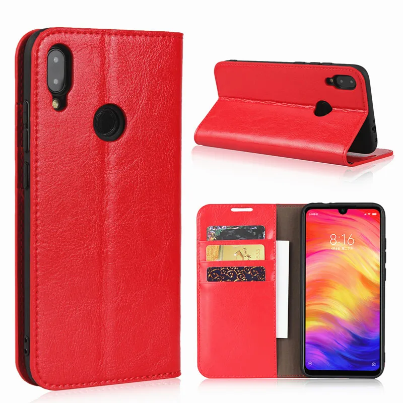 PDGB чехол из натуральной кожи для Xiaomi mi 9 SE 9T Red mi 7A Note 7 8 Pro глобальная версия книги Ретро кошелек Флип Чехол Мягкий чехол