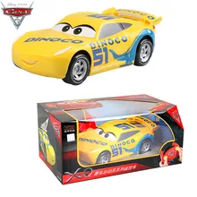 Disney Pixar Cars 3 RC Toys Gifts Dinoco Cruz Ramirez Juguetes Remote Control Car For Children Boys Xmas Gifts