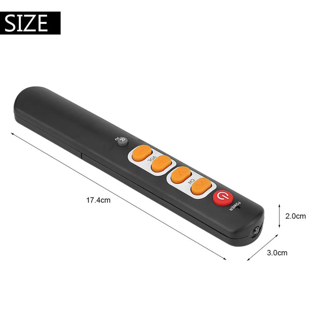 Universal 6 Key Buttons Learning Remote Control Learning Function Remote Controller Fit For TV/STB/DVD/DVB/HIFI/VCR