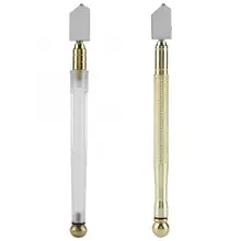 Glass Cutting Knife Supercutter Metal Handle Straight Head Glass Cutter for Cutting Glass Tiles Mirror cortador botellas
