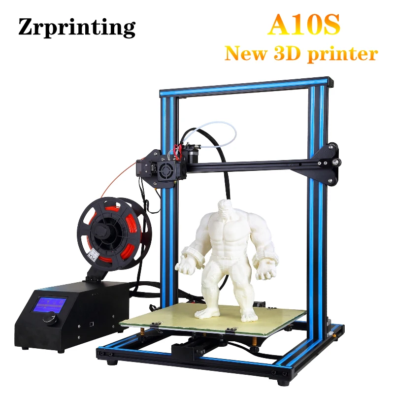 

A10S Desktop 3D Printer Half Assembled Kit 0.4mm Nozzle 300*300*400mm Printing Size