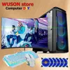 Computadora de HUANANZHI X79 Placa base con M.2 CPU Xeon E5 2670 4*8G RAM LED pantalla monitor 120G SSD 500W PSU GTX1050TI ► Foto 1/6