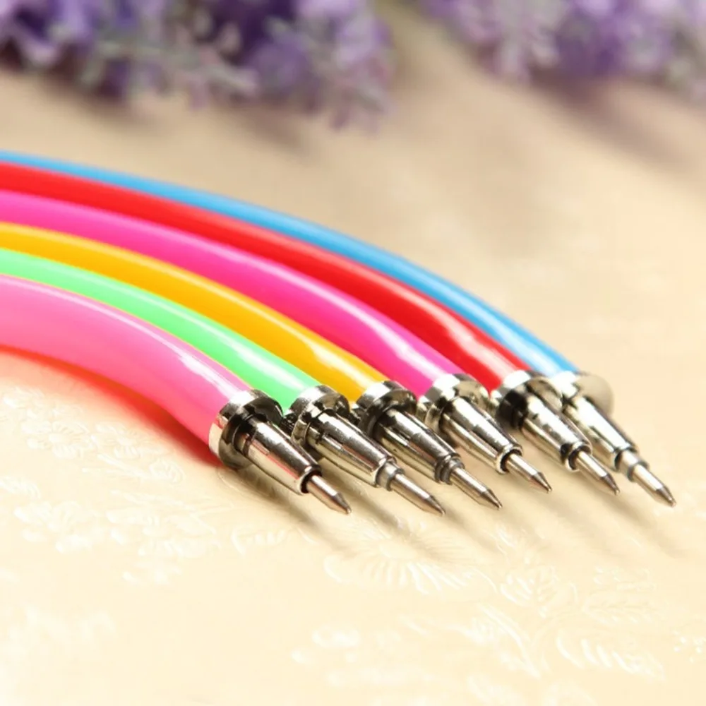 

Magic Cute Black Ink Wrist Bracelet Pens Flexible Student Stationery Pen Office Supplies School Writing Ballpoint Pen
