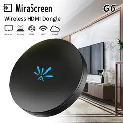 Mirascreen G6 2,4 г/5G tv Dongle HDMI 1080 P miracast AirPlay Dlna Wi-Fi беспроводной дисплей Mirroring для HD ТВ для телефона ios Android