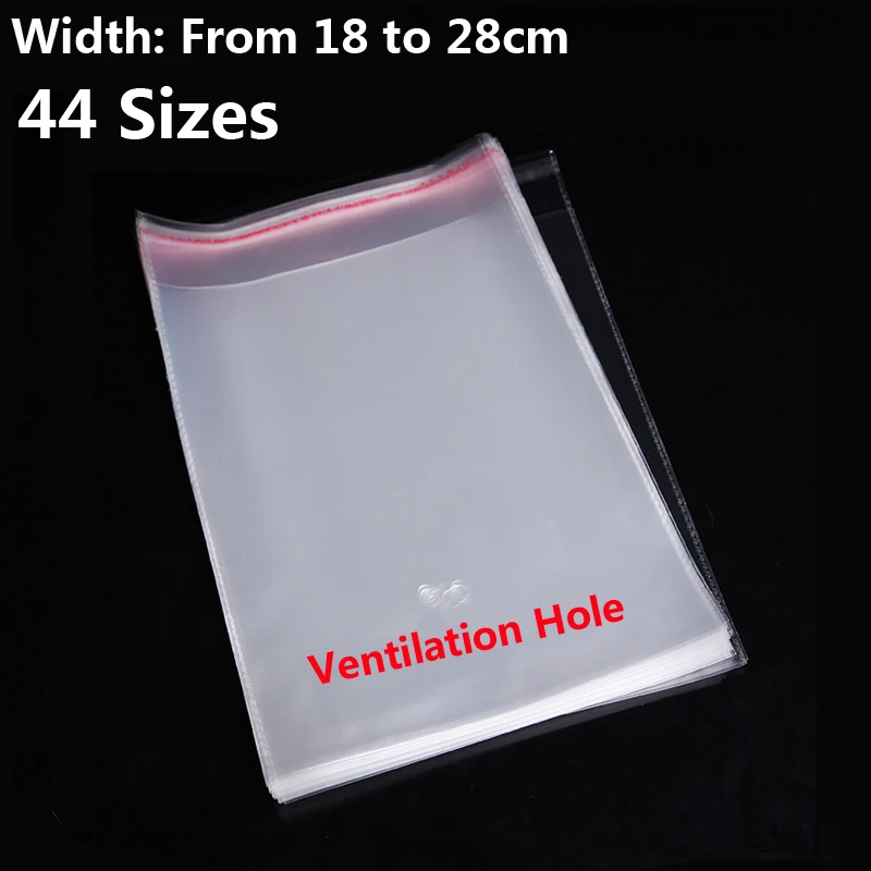 Clear Self Adhesive Seal OPP Poly Toy Plastic Bags Transparent Sealing Cellophane Cello Bag Packaging bag for Home Supplies | Дом и сад