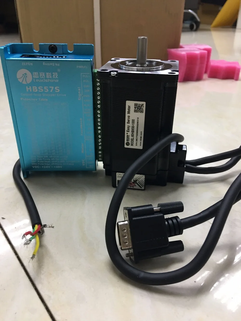 Оригинальный гибридный сервопривод Leadshine nema24 3 Нм HBS57S + 60HBM30 1000 шаговый двигатель с