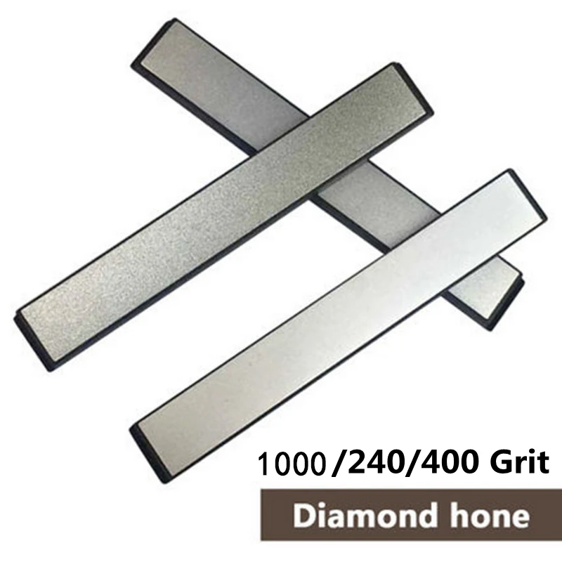 

3Pcs 100/240/400 Grit Pro Knife Sharpener Diamond Sharpening Stone Whetstone Grinder Grindstone Edge Sharpener Whetstone