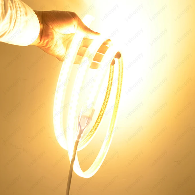Medidores Super-brilhante Flexível Tira Leds Impermeável Suave Lâmpada Plug 63 Led Luz 11 Tiras de LED